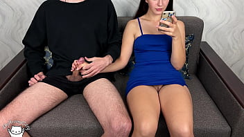 Step Brother Bent Down For Pen And Saw My Tight Pussy! He Start Touching Himself Next To Me.. Orgasm